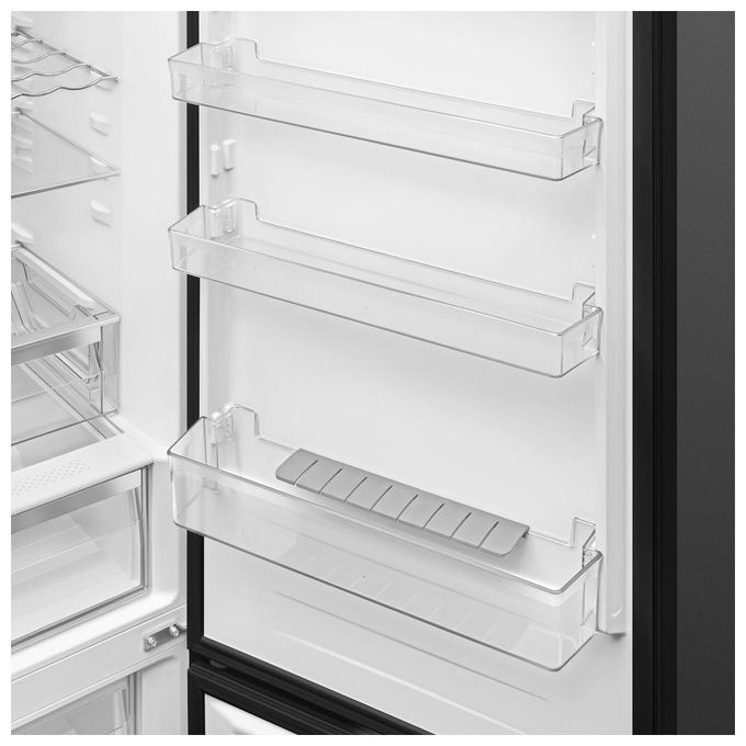 Smeg RC20KDND Frigorifero Combinato Libera Installazione 331 L 200 cm Classe D 35 dB Total No Frost Multiflow colore Nero