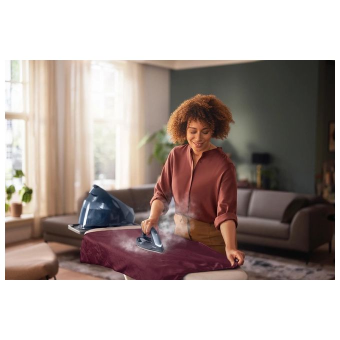 Philips PSG7130-20 PerfectCare 7000 Ferro da Stiro con Caldaia 2100 W 8 bar 600 g-min 1,8 L colore Blu