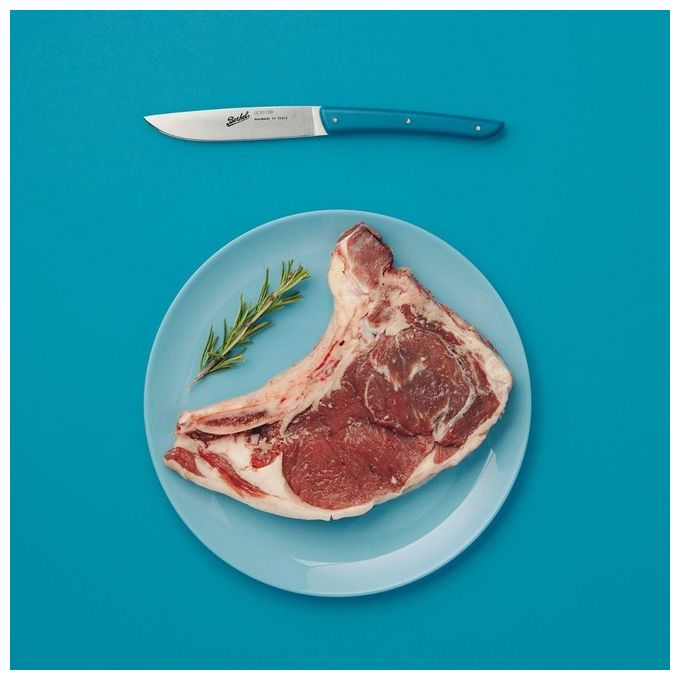 Berkel Set Coltelli da Bistecca 4 Pezzi Color Blu Petrolio