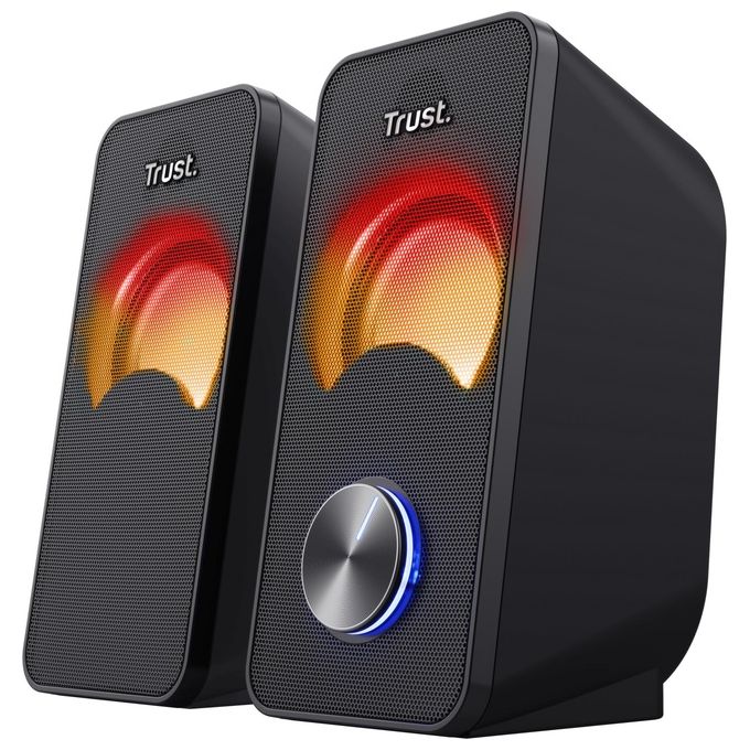 Trust 23120 Arys Compact RGB Casse PC 2.0 Set Altoparlanti 12 W Illuminazione LED colore Nero