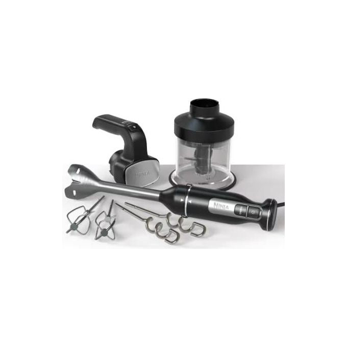 Ninja CI100EU Powerbase Frullatore ad Immersione 3 in 1 850 W 7 Velocita' Tritatutto 0,7 L colore Nero