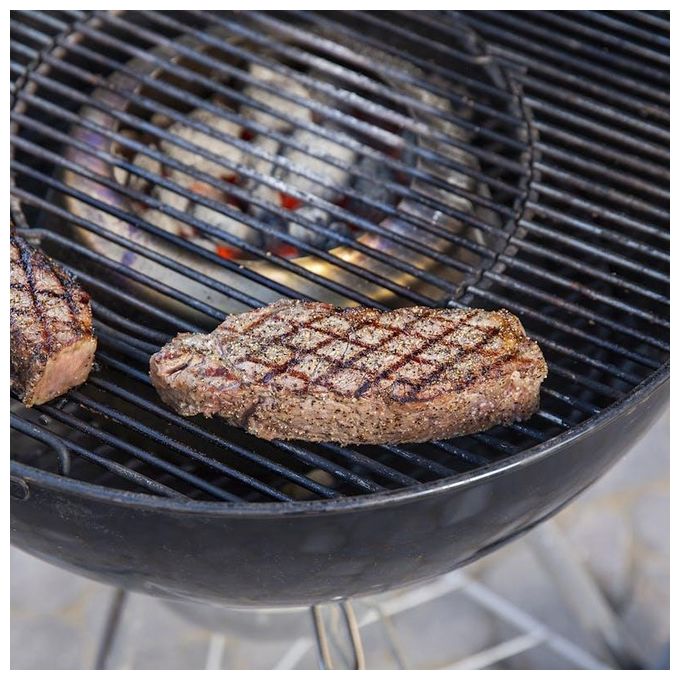 Weber 7666 Termoregolatore per Barbecue a Carbone da 57 cm in Acciaio Inox con Anello Diffusore colore Acciaio inox