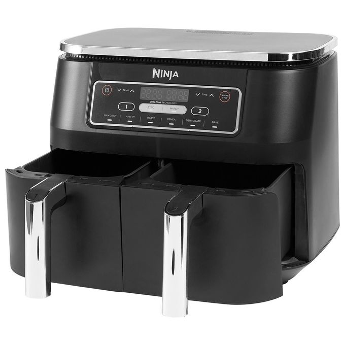 Ninja AF300EU Friggitrice ad aria 7,6 L 2470 W Dual Zone 6 programmi Display digitale colore Nero
