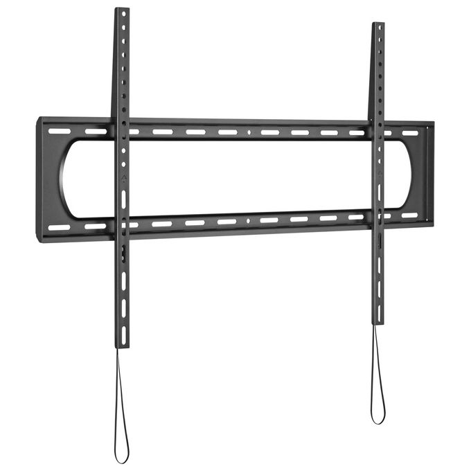 Equip 650338 Supporto a Parete Fisso per TV 60'' 120'' 120 Kg VESA 900x600 Acciaio inox colore Nero