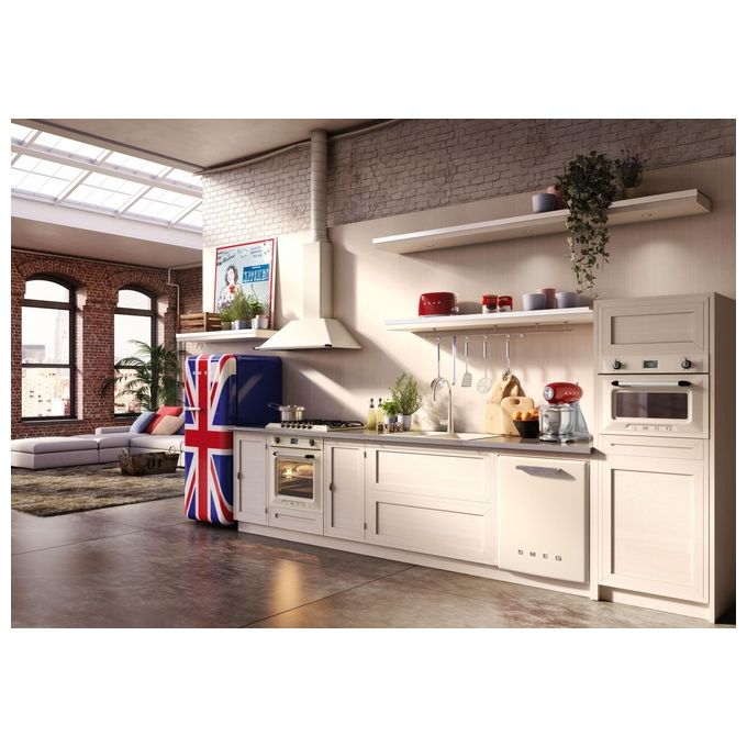 Smeg TSF01RDEU Estetica 50's Style Tostapane 2 Fette 6 Livelli di Doratura Rosso