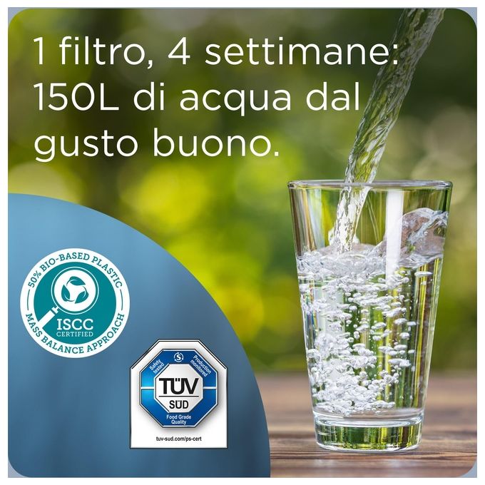 Brita Caraffa filtrante in Vetro Blu 2.5 Litri