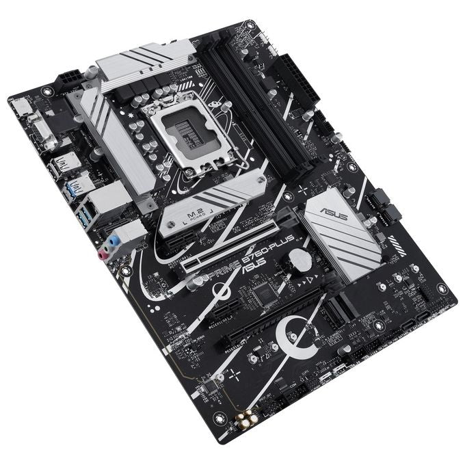 Asus PRIME B760-PLUS Scheda Madre ATX Socket LGA 1700 Chipset Intel B760 DDR5 192 GB PCIe 5.0 3x M.2 2.5Gb Ethernet