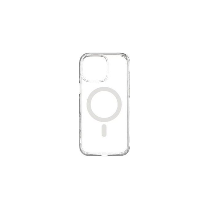 Tunit Clear Cover per iPhone 16 Pro Max Antishock in Silicone con MagSafe