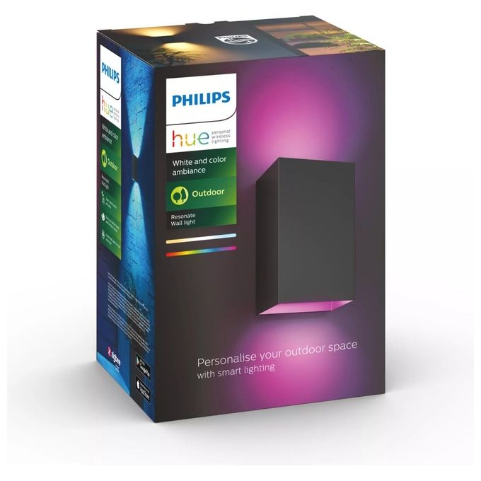 Philips Hue White and Color Ambiance Lampada da Parete da Esterni Resonate