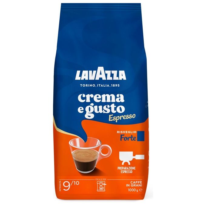 Lavazza Caffe' in Grani Crema e Gusto Forte 1Kg