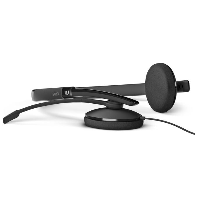 EPOS 1000901 ADAPT 160T USB II Auricolare Cablato USB Tipo A Certificato Microsoft Teams Microfono con Cancellazione del Rumore colore Nero