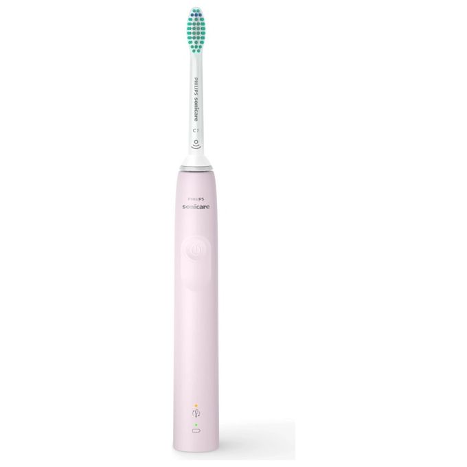 Philips HX3675-15 Serie 3100 Spazzolino elettrico sonico 1 modalita' Timer 2 min autonomia 336 ore colore Nero Rosa