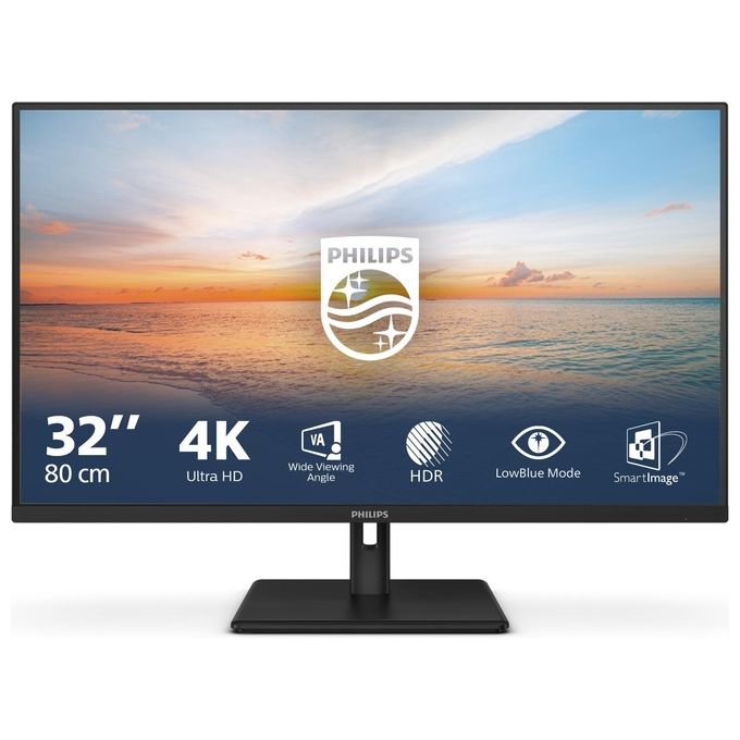 Philips 32E1N1800LA-00 Serie 1000 Monitor PC 31,5'' 4K Ultra HD VA LCD HDR10 300 cd-m² 4ms Altoparlanti colore Nero