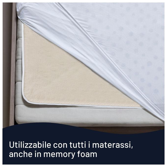Imetec Scaldasonno Adapto M 6T 100% Lana e Merino 150x16cm