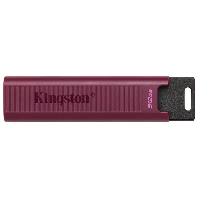 Kingston DTMAXA-512GB DataTraveler Max Chiavetta USB Tipo A 512 GB USB 3.2 Gen 2 1000 MB-s lettura 900 MB-s scrittura colore Rosso