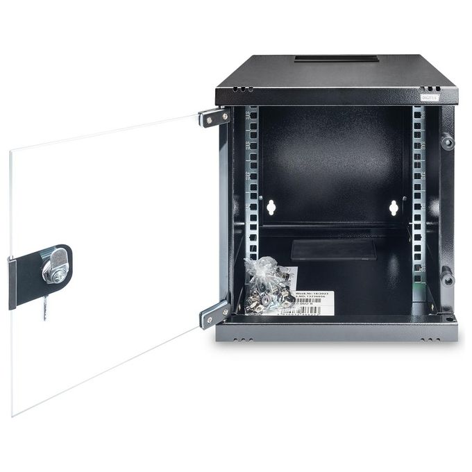 Digitus DN-10-06U-B Armadio a Muro 10'' 6U 312x300 Nero