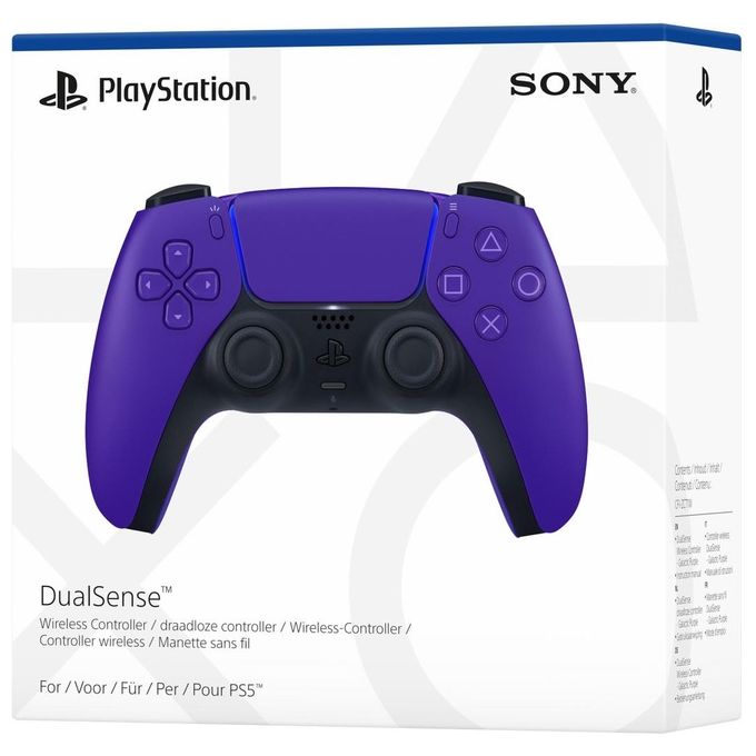 Sony 9708993 DualSense V2 Controller Wireless PS5 Bluetooth USB Grilletti Adattivi Feedback Aptico colore Viola