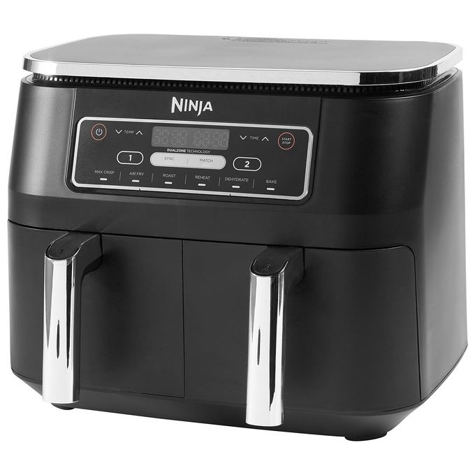 Ninja AF300EU Friggitrice ad aria 7,6 L 2470 W Dual Zone 6 programmi Display digitale colore Nero