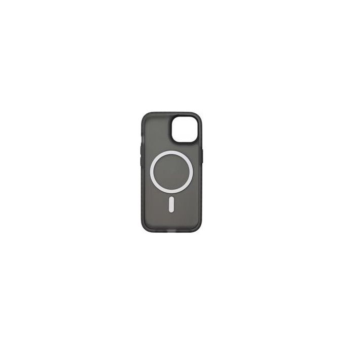 Tunit Cover in Silicone MagSafe Compatible con iPhone 15 Plus Rubber Black