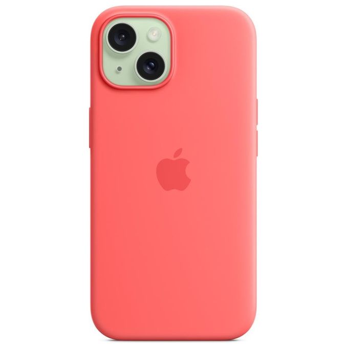 Apple MT0V3ZM-A Custodia MagSafe in Silicone per iPhone 15 colore Guava