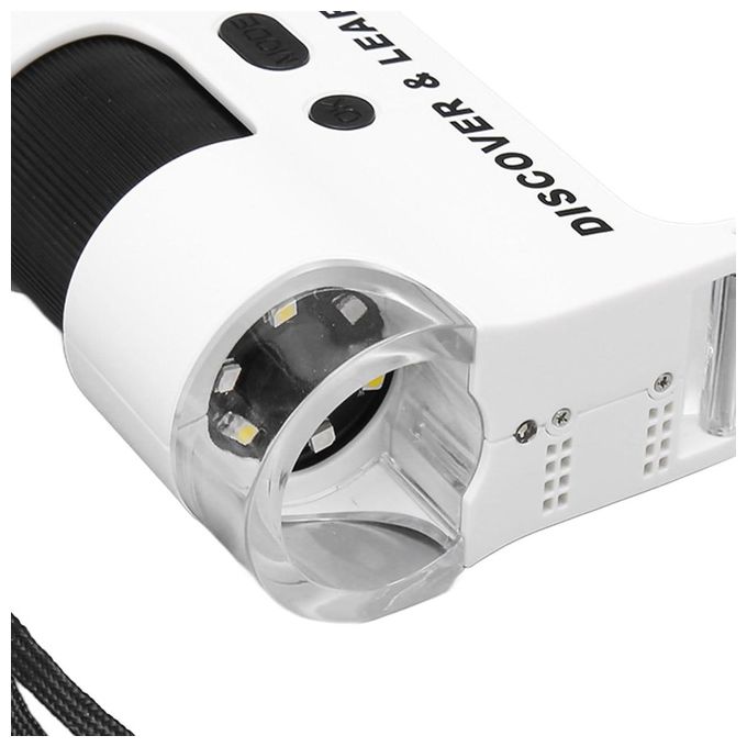 DiProgress DP-MIC270 Microscopio Digitale Portatile 12 MP Display LCD 2.7'' Ingrandimento 4x-80x Full HD colore Bianco