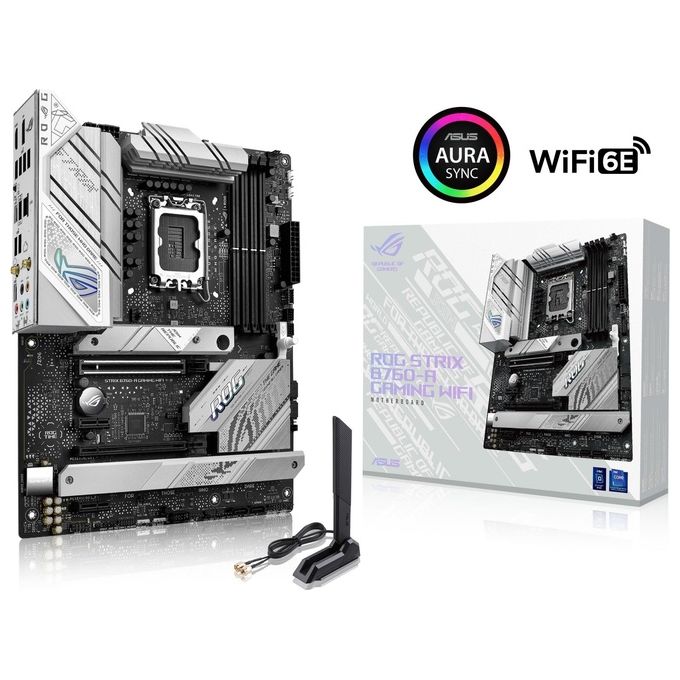 Asus ROG STRIX B760-A GAMING WIFI Scheda Madre ATX Socket LGA 1700 Intel B760 DDR5 192 GB Wi-Fi 6E Bluetooth 5.3