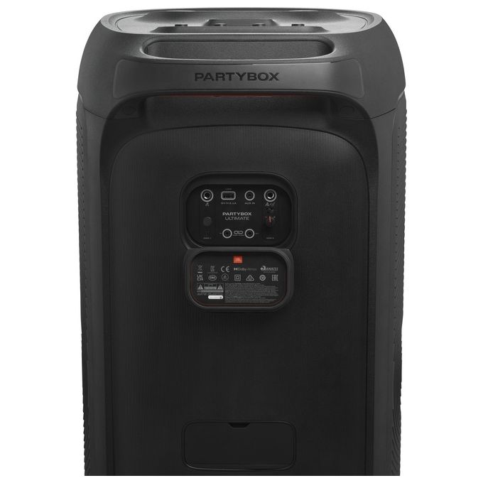 JBL PartyBox Ultimate Speaker Bluetooth 1100W, Nero, Portatile, LED, IPX4, Wi-Fi