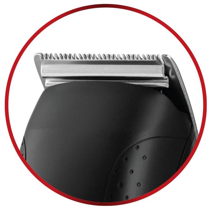 Remington HC500 Easy Fade Tagliacapelli senza filo 19 pettini lame auto-affilanti autonomia 50 min colore Nero Bianco
