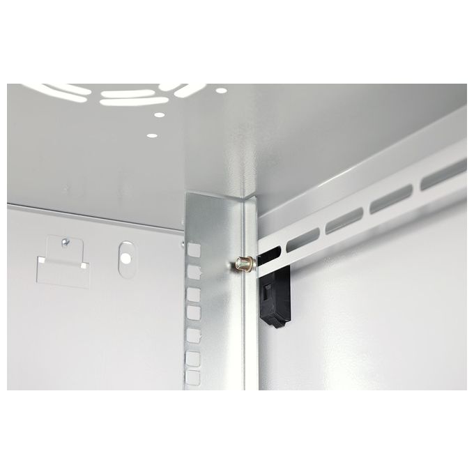 Digitus Armadio Rack 19'' 12 Unita' da Muro 505x600x600 Grigio Porta Vetro