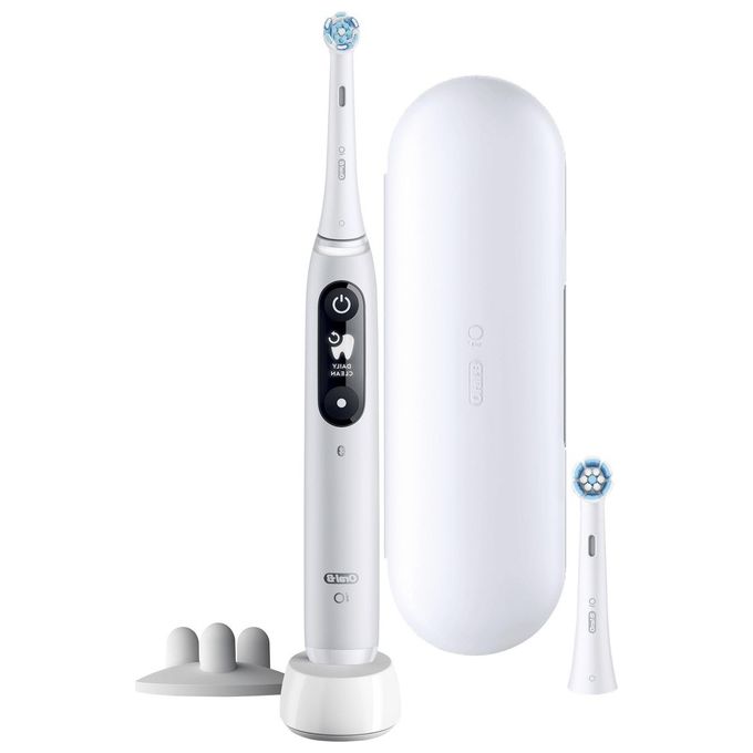 Oral-B IO6 iO Series 6 Spazzolino elettrico Rotazione Oscillazione 5 modalita' Bluetooth display interattivo colore Bianco