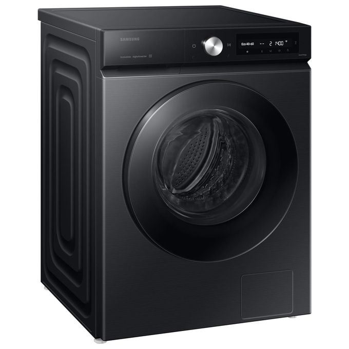 Samsung BESPOKE AI WW90DB7U94GBU3 Lavatrice caricamento frontale Ecodosatore 9Kg 1400 giri Classe A Colore nero