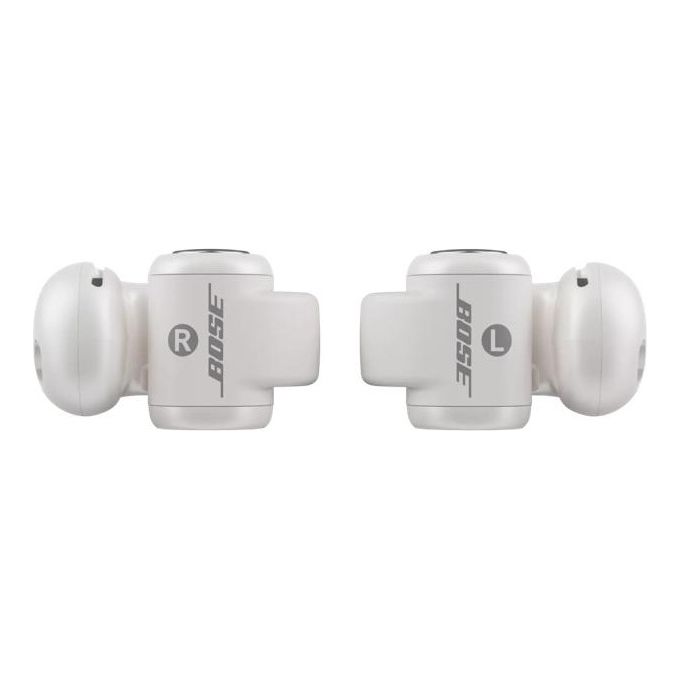 Bose 881046-0020 Ultra Open Earbuds Auricolari Wireless Bluetooth 5.3 con Tecnologia OpenAudio e Controllo Touch 4 Microfoni IPX4 Resistente a Sudore e Spruzzi Durata Batteria Fino a 7 5 Ore Ricarica Rapida colore Bianco
