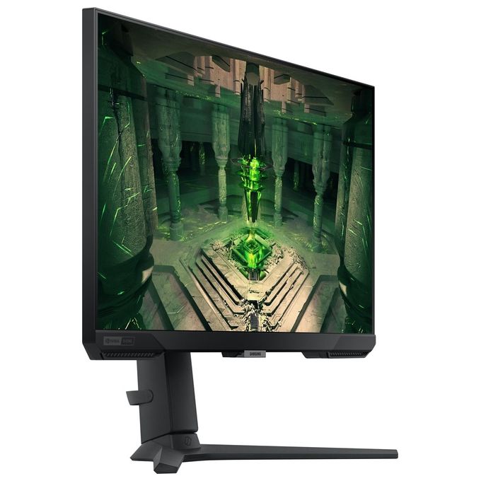 Samsung S25BG400 Odyssey G4 Monitor Gaming 25'' Full HD IPS 240 Hz 1 ms FreeSync G-Sync Flicker Free HAS Pivot colore Nero
