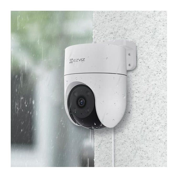 Ezviz CS-H8C H8c Telecamera IP Motorizzata 2K+ Wi-Fi Ethernet AI Tracking Visione Notturna 30m IP67 colore Bianco