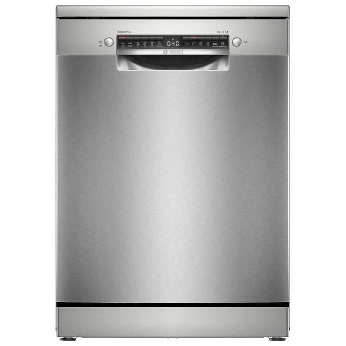 Bosch SMS4EMI06E Serie 4 Lavastoviglie Libera Installazione 14 coperti Classe B 42 dB EfficientDry Home Connect (85x60x60 cm) colore Inox