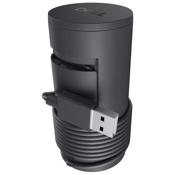 Dell WB5023 Pro Webcam 2K QHD 2560x1440 60fps USB 2.0 Autofocus Zoom 4x Microfono colore Nero