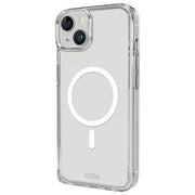 SBS TELIGMAGIP1567T Light Mag Cover Compatibile con MagSafe e Ricarica Wireless per iPhone 15 Plus e 14 Plus colore Trasparente