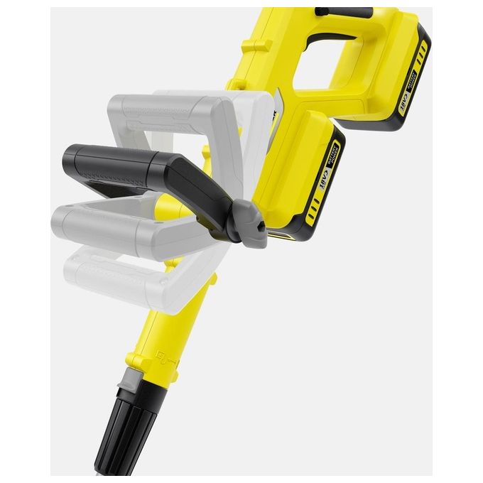 Kärcher 1.445-451.0 LTR 3-18 DUAL BATTERY SET Tagliabordi a Batteria 18 V 2 Batterie 30 cm Linea Automatica colore Nero Acciaio inox Giallo