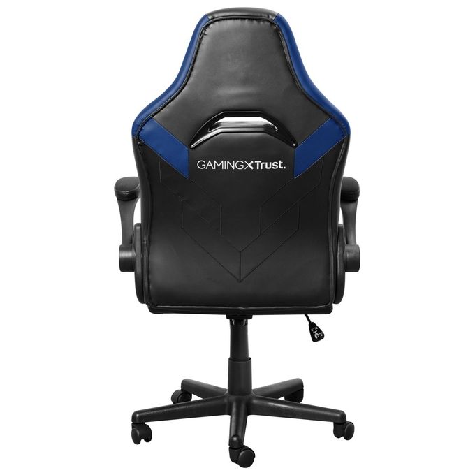 Trust 25129 GXT 703B RIYE Sedia per gaming universale regolabile in altezza con braccioli ribaltabili classe 4 peso massimo 140 Kg colore Nero Blu