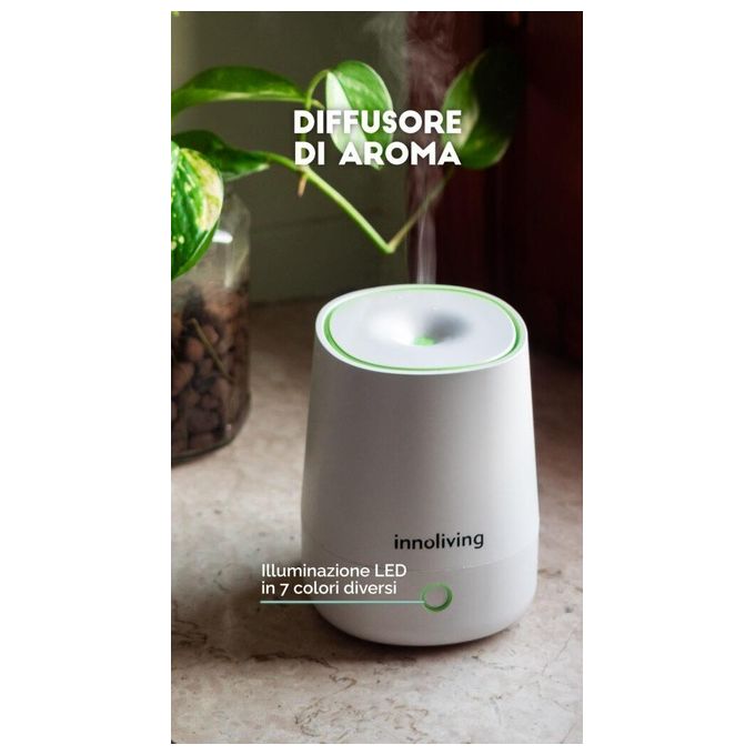 Innoliving Diffusore di Oli Essenziali Senza Fili 120ml