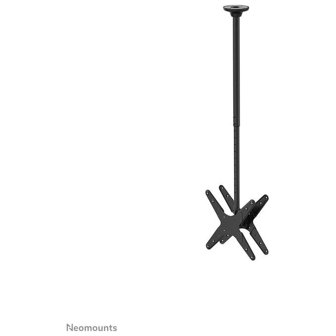 Neomounts FPMA-C340DBLACK Supporto a Soffitto per 2 Monitor TV 32'' 75'' VESA 400x400 50 Kg colore Nero