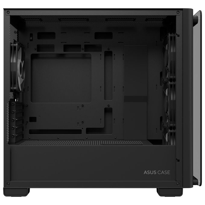 ASUS 90DC00K0-B19010 A23 PLUS TG Case PC Micro Tower con 4 Ventole ARGB Preinstallate e Pannello in Vetro Temperato colore Nero
