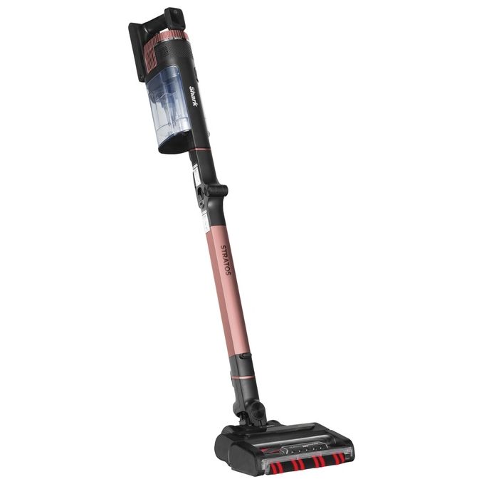 Shark IZ400EU Stratos Aspirapolvere a Bastone 2 in 1 Senza Filo DuoClean PowerFins Plus autonomia 60 min colore Nero Pesca