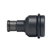 Makita 134873-0 Adattatore per Avvitatore a Impulsi 1-2'' Vierkant a 1-4'' Sechskant Lunghezza 33 mm con Anello e Copiglia colore Nero