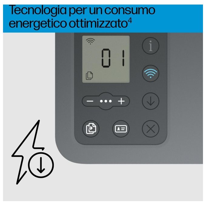 HP 6GX01F LaserJet M234sdw Stampante Multifunzione Laser A4 Mono 29 ppm Fronte Retro ADF Wi-Fi LAN USB Bluetooth colore Grigio