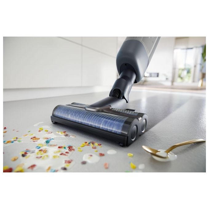 Philips XW7110-01 AquaTrio Serie 7000 Aspirapolvere Lavapavimenti Senza Filo Wet and Dry Autopulizia 180 m² 25 min colore Champagne Grigio