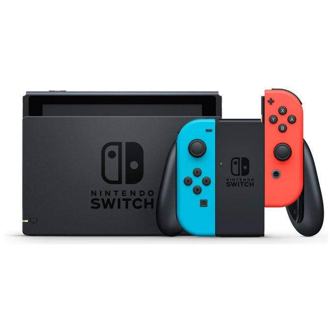 Nintendo, Switch, Rosso Neon-Blu Neon, Edizione 2022, Console Portatile, Schermo 6.2 pollici