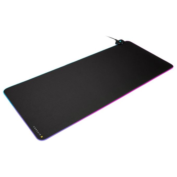 Corsair CH-9417070-WW MM700 RGB Extended Tappetino Mouse Gaming 930x400 mm Hub USB 2 porte illuminazione RGB colore Nero