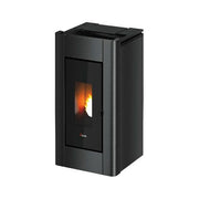 Cadel Prince 11 Stufa a Pellet 10.5 kW Tramoggia 25 Kg 109 m² WiFi Bluetooth colore Antracite