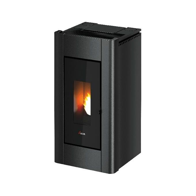 Cadel Prince 11 Stufa a Pellet 10.5 kW Tramoggia 25 Kg 109 m² WiFi Bluetooth colore Antracite